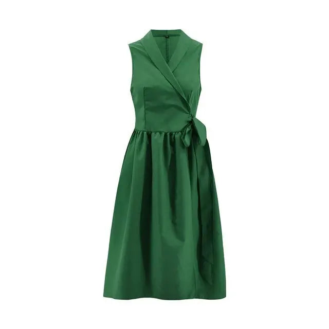 Robe Élancée – Élégance sans manches avec ceinture ORIS WEAR