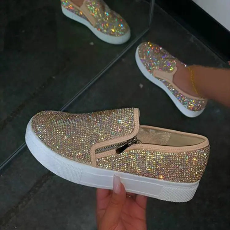 Mocassins Casual à Strass pour Femme ORIS WEAR