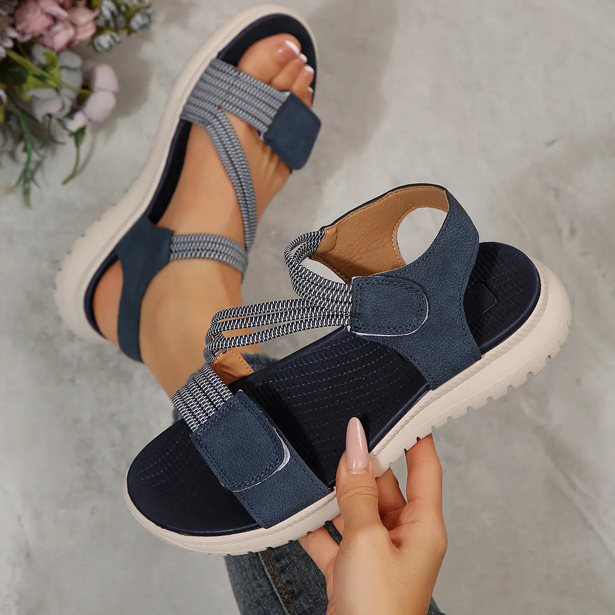 Sandales Plateforme à Brides Croisées ORIS WEAR