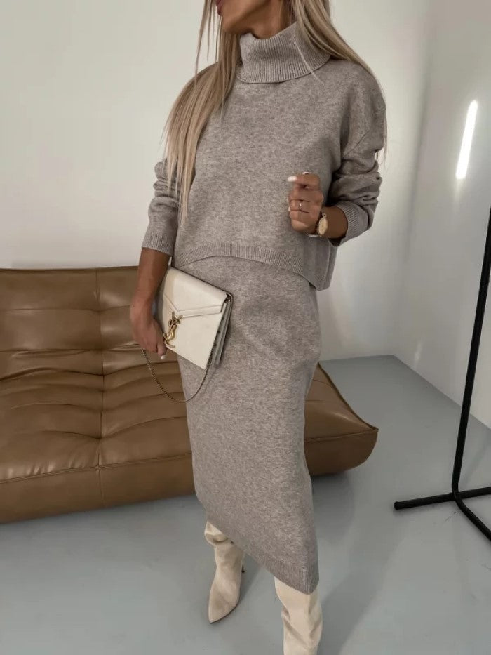 Ensemble 2 Pièces Pull & Jupe Tricotée ORIS WEAR