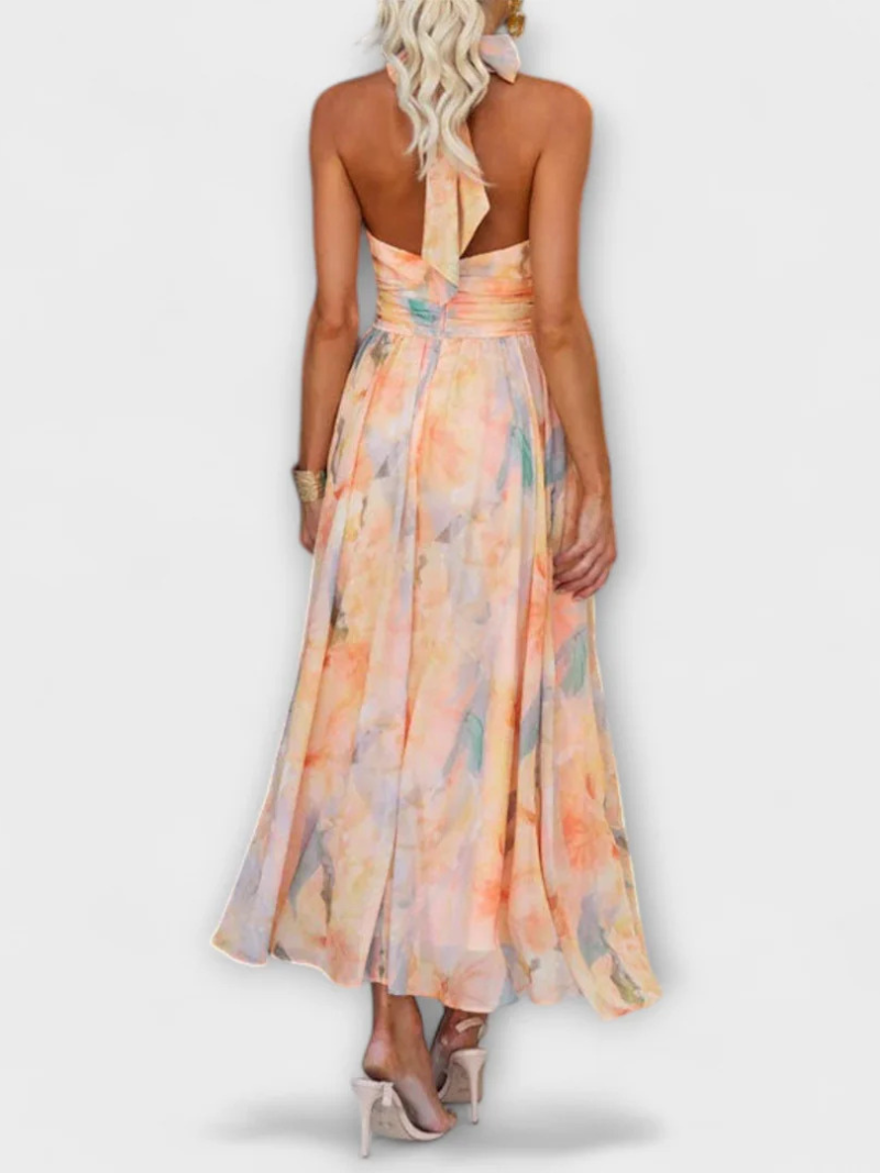 Robe Dos Nu Imprimée – Style Vacances ORIS WEAR