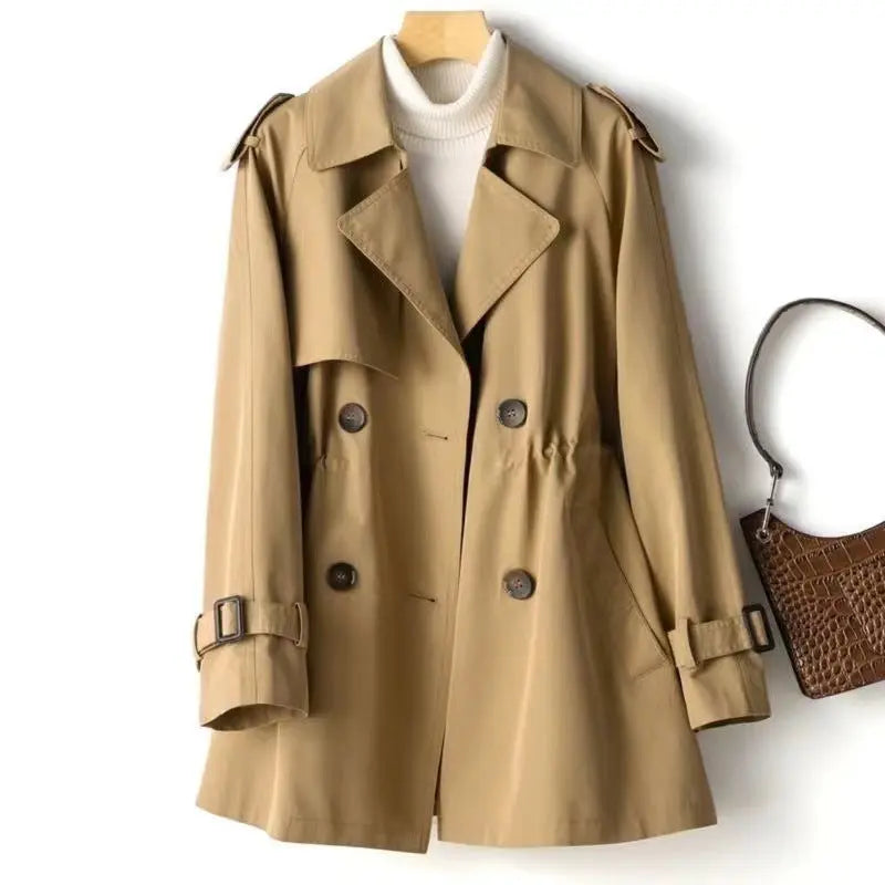 Manteau mi-long femme ceinturé – coupe-vent léger et chic Acme