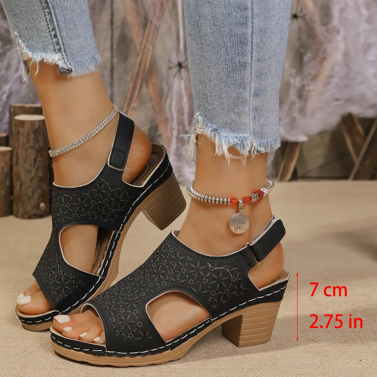 Sandales à Talons Hauts et Semelle Épaisse ORIS WEAR