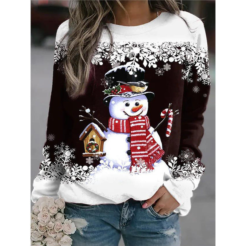 Pull Amélie Neige Imprimé - Élégance Hivernale ORIS WEAR