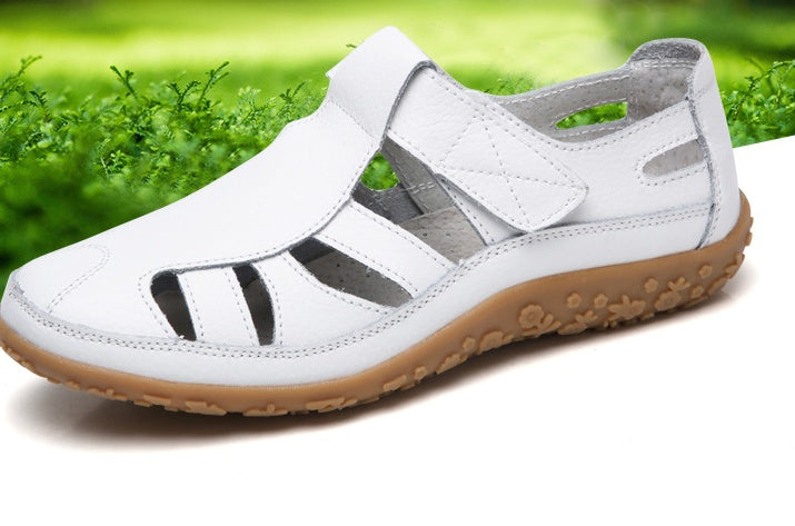 Sandales Rétro en Cuir Souple ORIS WEAR