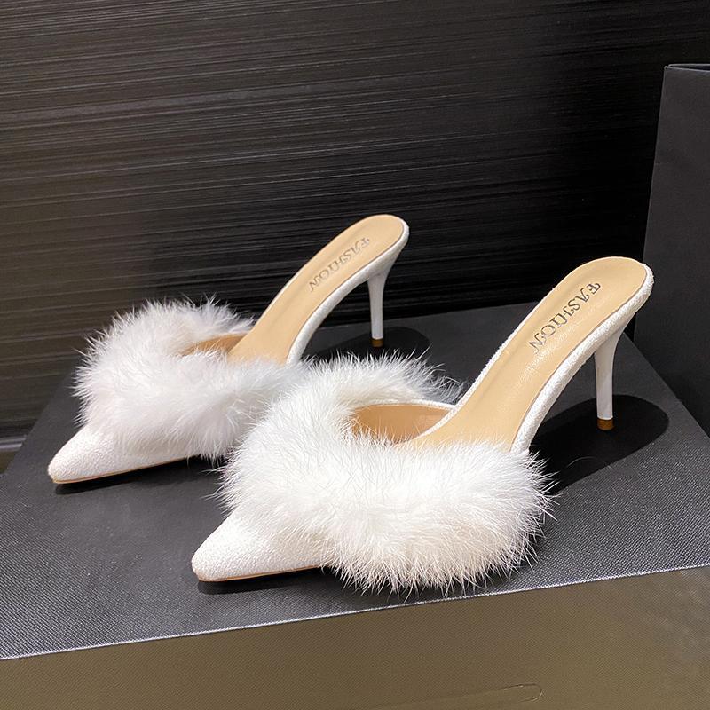 Sandales Fourrure Femme Chic ORIS WEAR