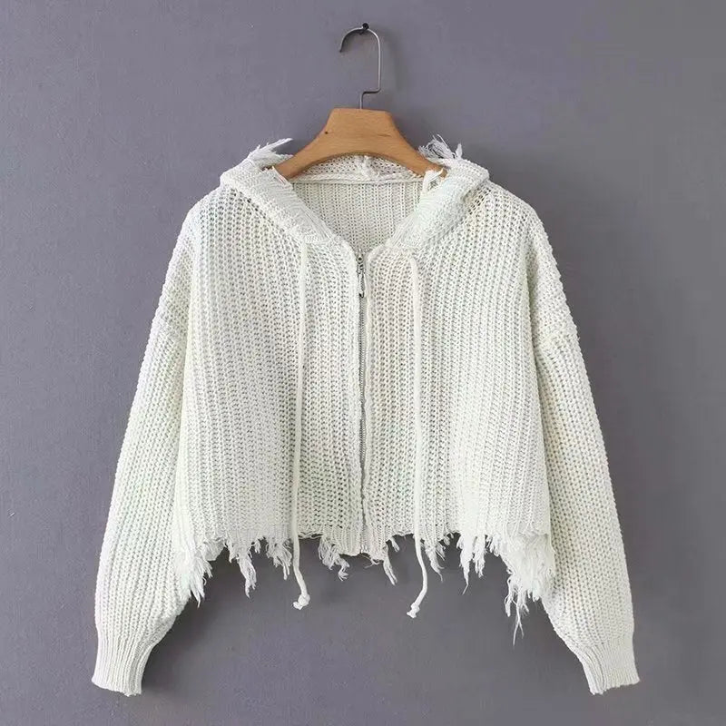 Pull Oversize Épaules Dénudées Maille Fluffy ORIS WEAR