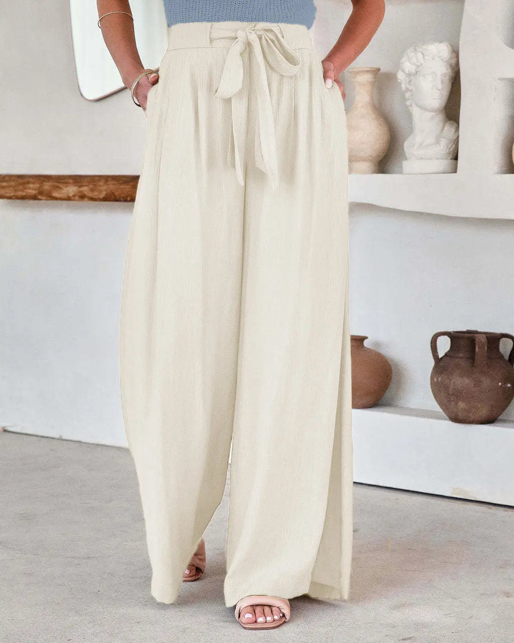 Pantalon Large Taille Haute – Liberté & Style ORIS WEAR