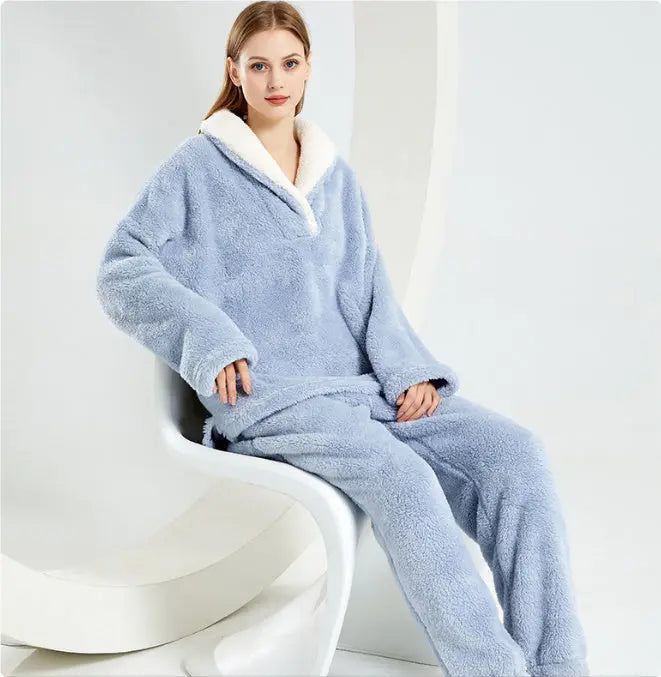 Pyjama en flanelle épaissi – Confort et chaleur pour la maison ORIS WEAR