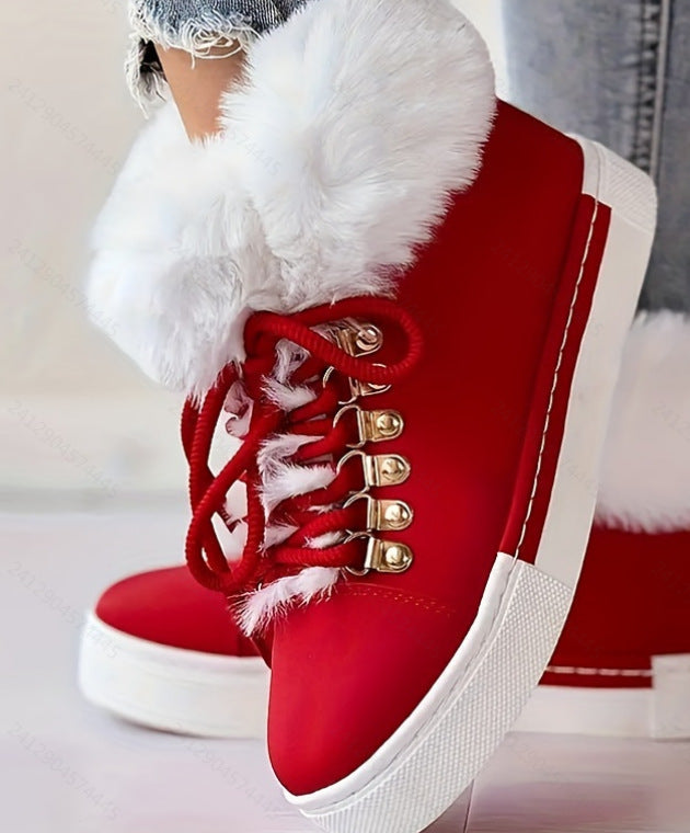 Bottes Martin Peluche Femme ORIS WEAR