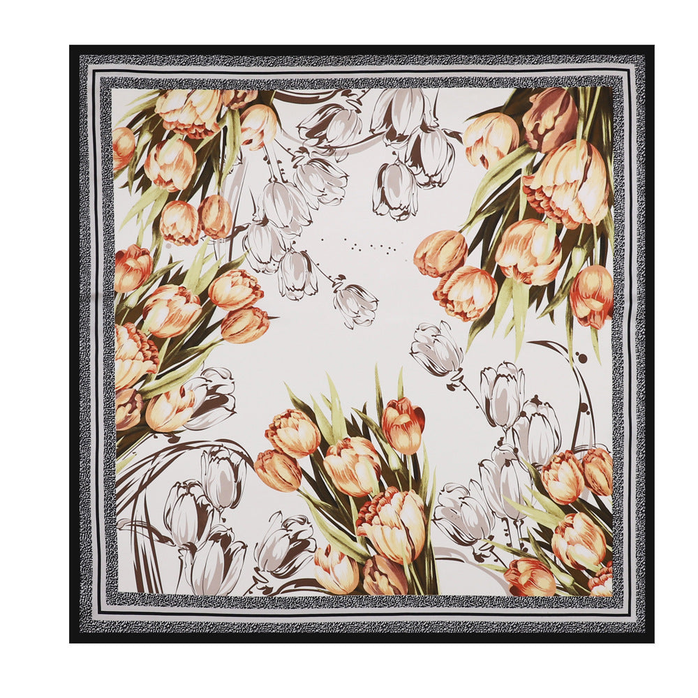 Foulard "Éclat Fleuri" en Soie ORIS WEAR