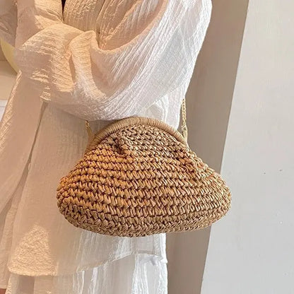 Pochette Positano Chic Naturel Doré ORIS WEAR
