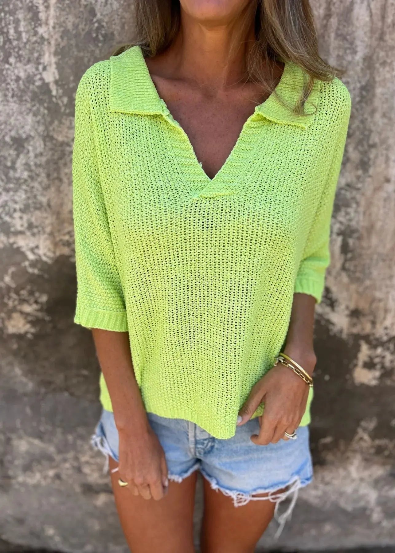 Pull Femme Col Châle Coton Stretch ORIS WEAR