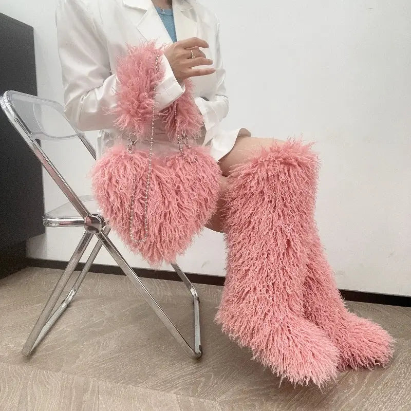 Sac Cœur Peluche Tendre Luxe ORIS WEAR