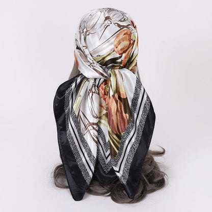 Foulard "Éclat Fleuri" en Soie ORIS WEAR
