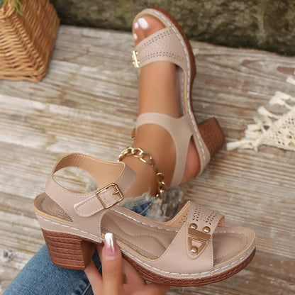 Sandales à Talons Hauts Grande Taille Élégance & Confort ORIS WEAR