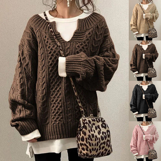 Pull femme en lin gris — ORIS WEAR