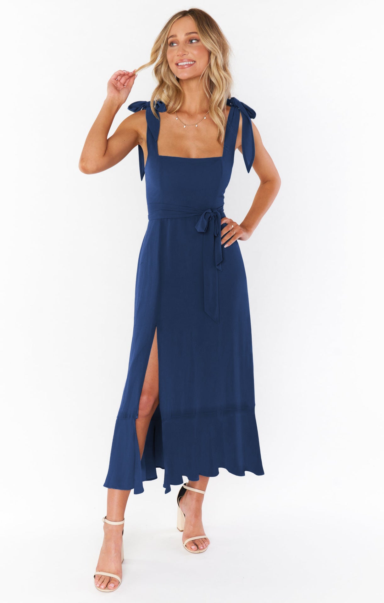 Esprit Sauvage – Robe Bohème Fendue à Bretelles ORIS WEAR