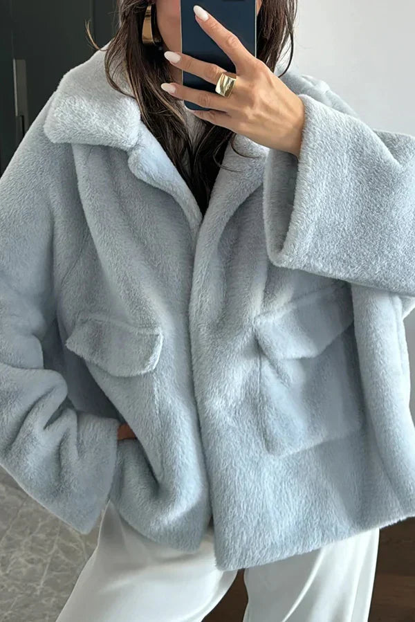 Veste femme fluide bleu — ORIS WEAR
