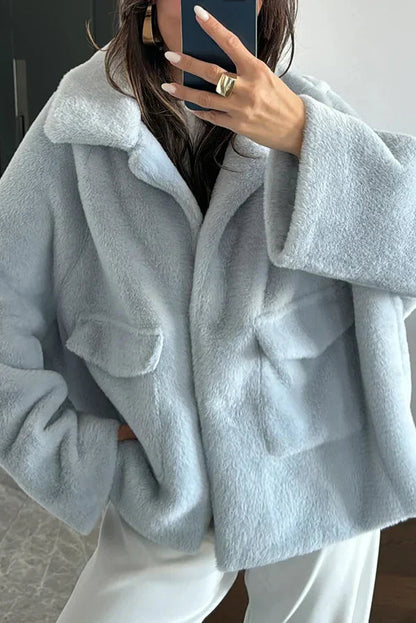 Veste femme fluide bleu — ORIS WEAR