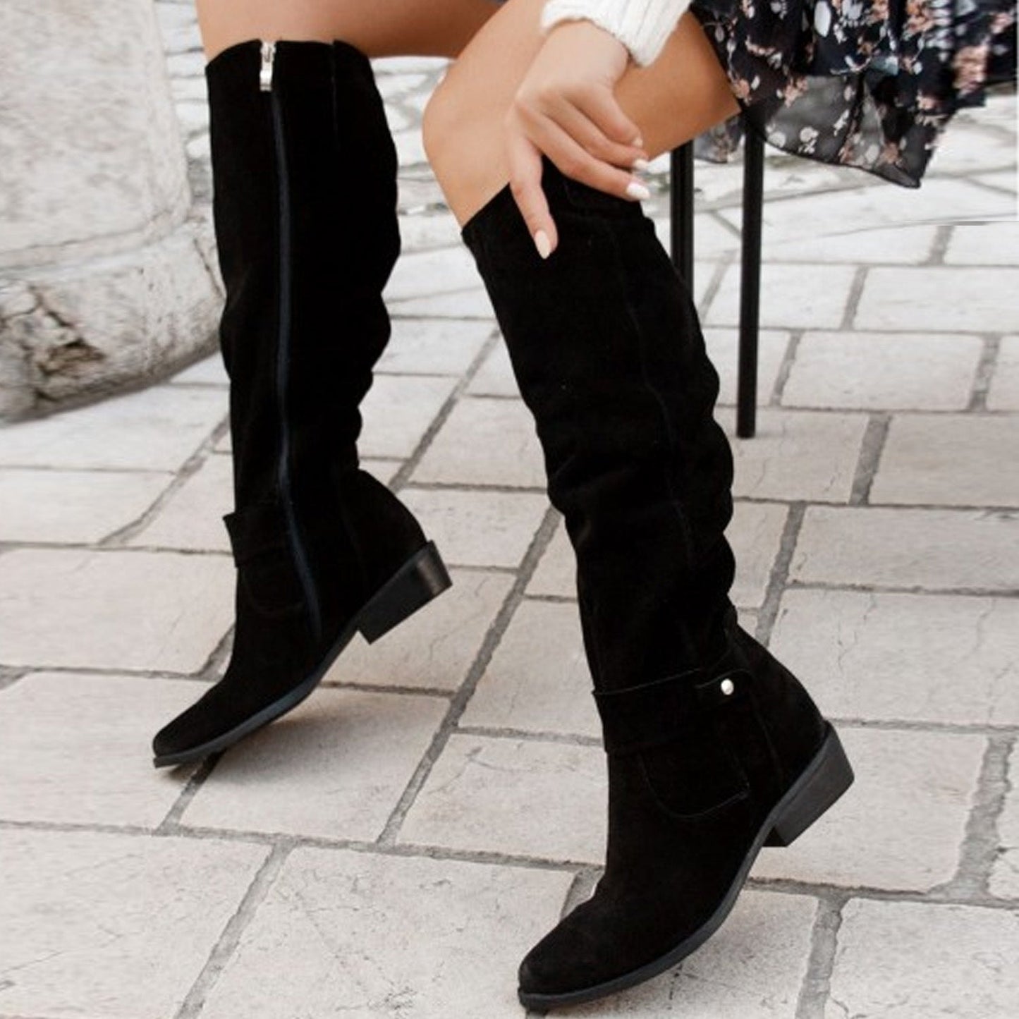 Bottes Suède Femme Élégance Automnale en Suède ORIS WEAR