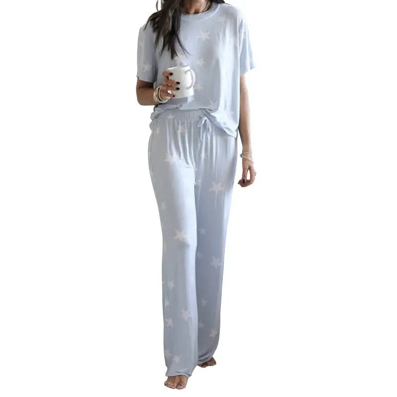 Pyjama Femme Deux Pièces Imprimé – Douceur et Élégance à la Maison ORIS WEAR