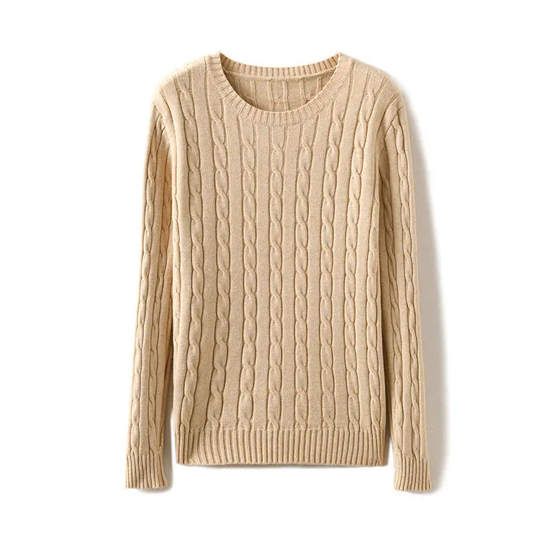 Pull torsadé à manches longues pour femme ORIS WEAR