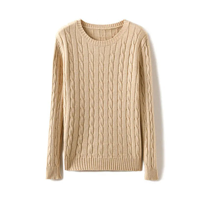 Pull torsadé à manches longues pour femme ORIS WEAR