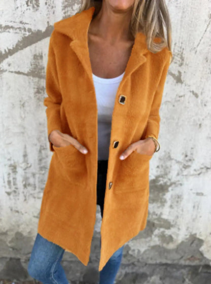Manteau mi-long à col polo boutonné ORIS WEAR