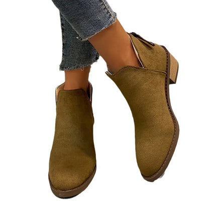Boots Cheville Suède Stable Confort Moderne ORIS WEAR