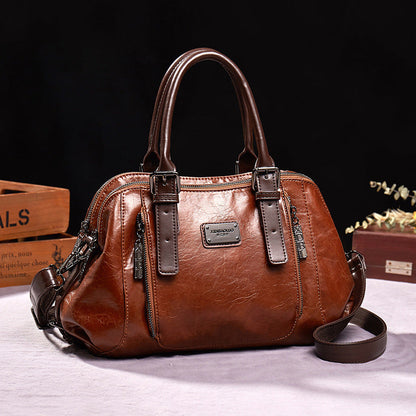 Elegant Leather Handbag ORIS WEAR