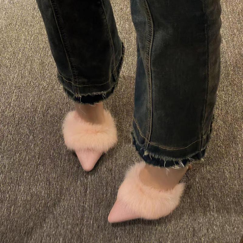 Sandales Fourrure Femme Chic ORIS WEAR