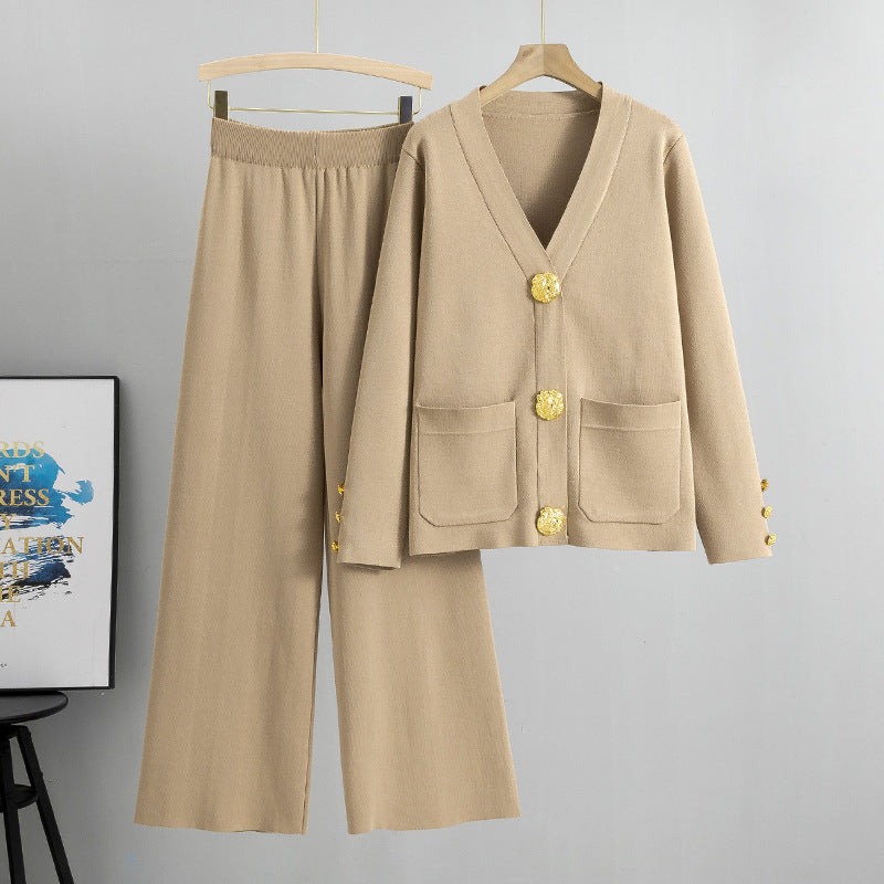 Elegant Knit Two-Piece Set ORIS WEAR