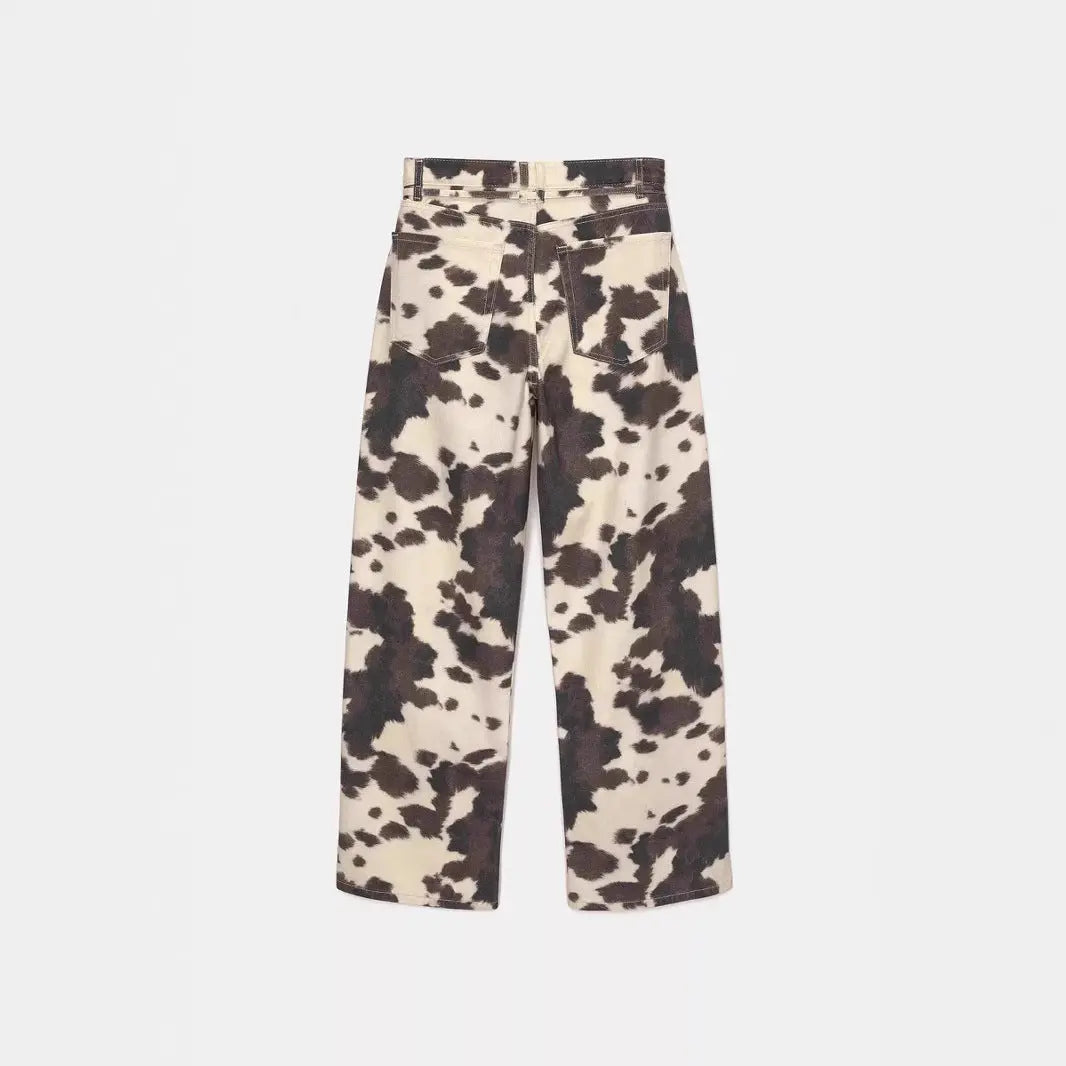Jean Denim Rétro Délavé Femme – Motif Original ORIS WEAR