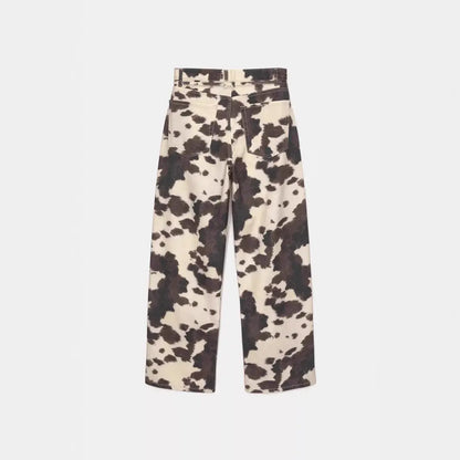 Jean Denim Rétro Délavé Femme – Motif Original ORIS WEAR
