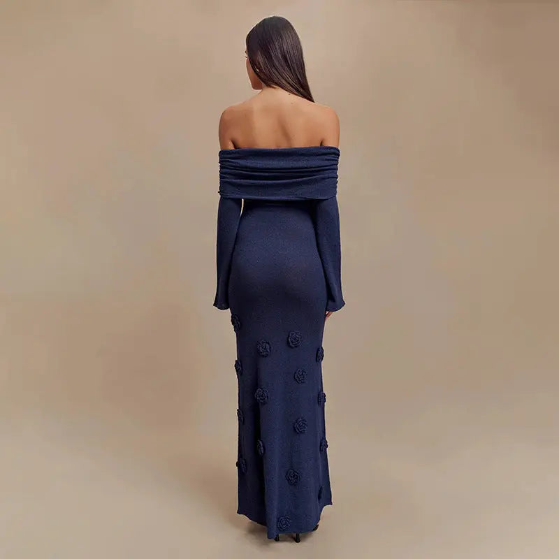 Robe Maille Fleurie Transparente pour Plage ou Détente ORIS WEAR