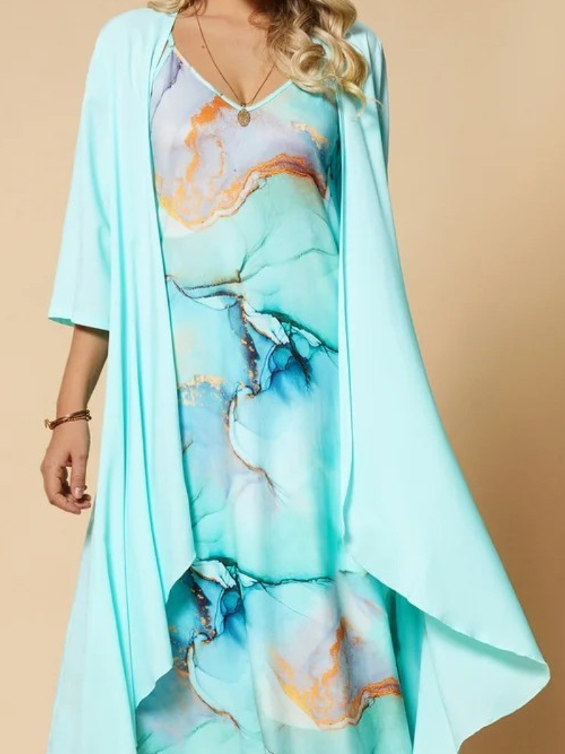 Robe Fleurie Duo - Élégance 2 Pièces ORIS WEAR