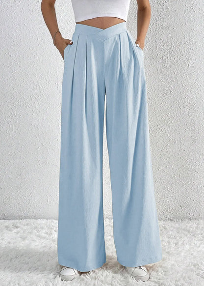 Pantalon large plissé femme été ORIS WEAR