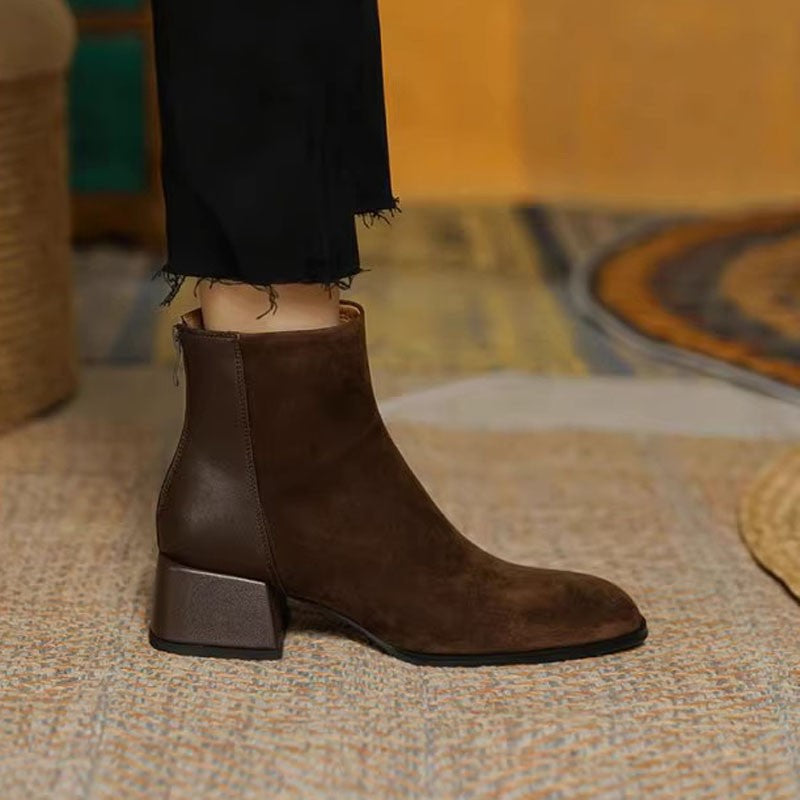 Bottines Martin Daim Femme ORIS WEAR