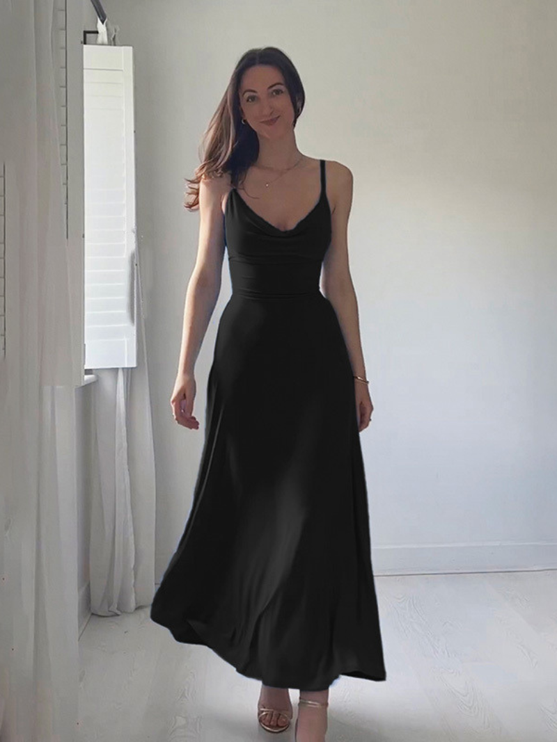 Robe Élégante Ajustée Col V Femme ORIS WEAR