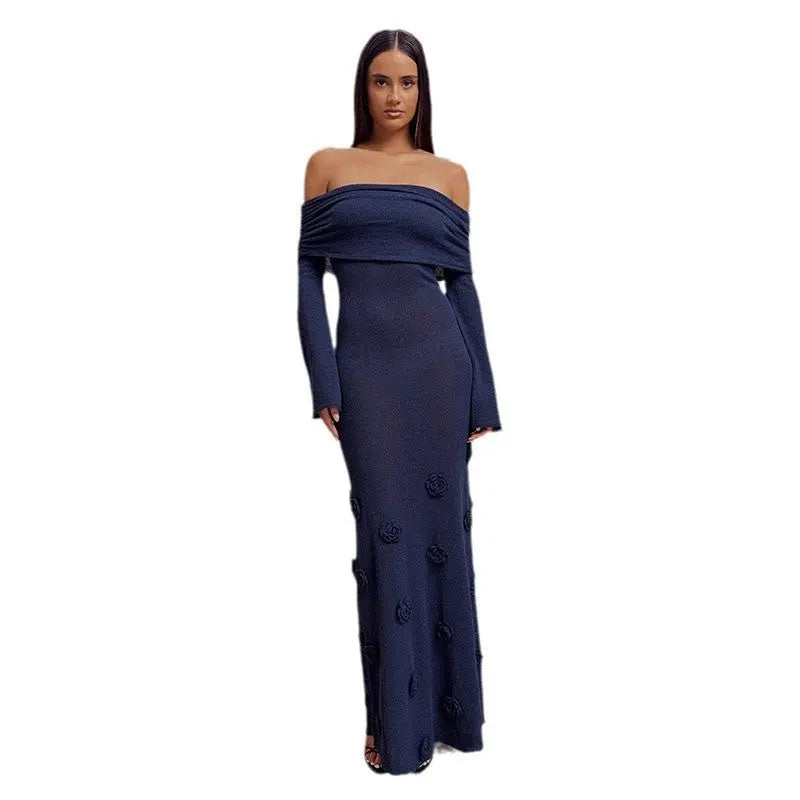 Robe Maille Fleurie Transparente pour Plage ou Détente ORIS WEAR