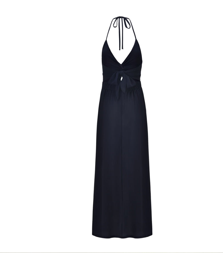 Robe plage fendue col V chic ORIS WEAR