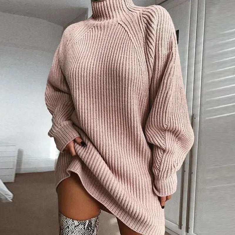 Robe Pull Col Roulé Confortable ORIS WEAR