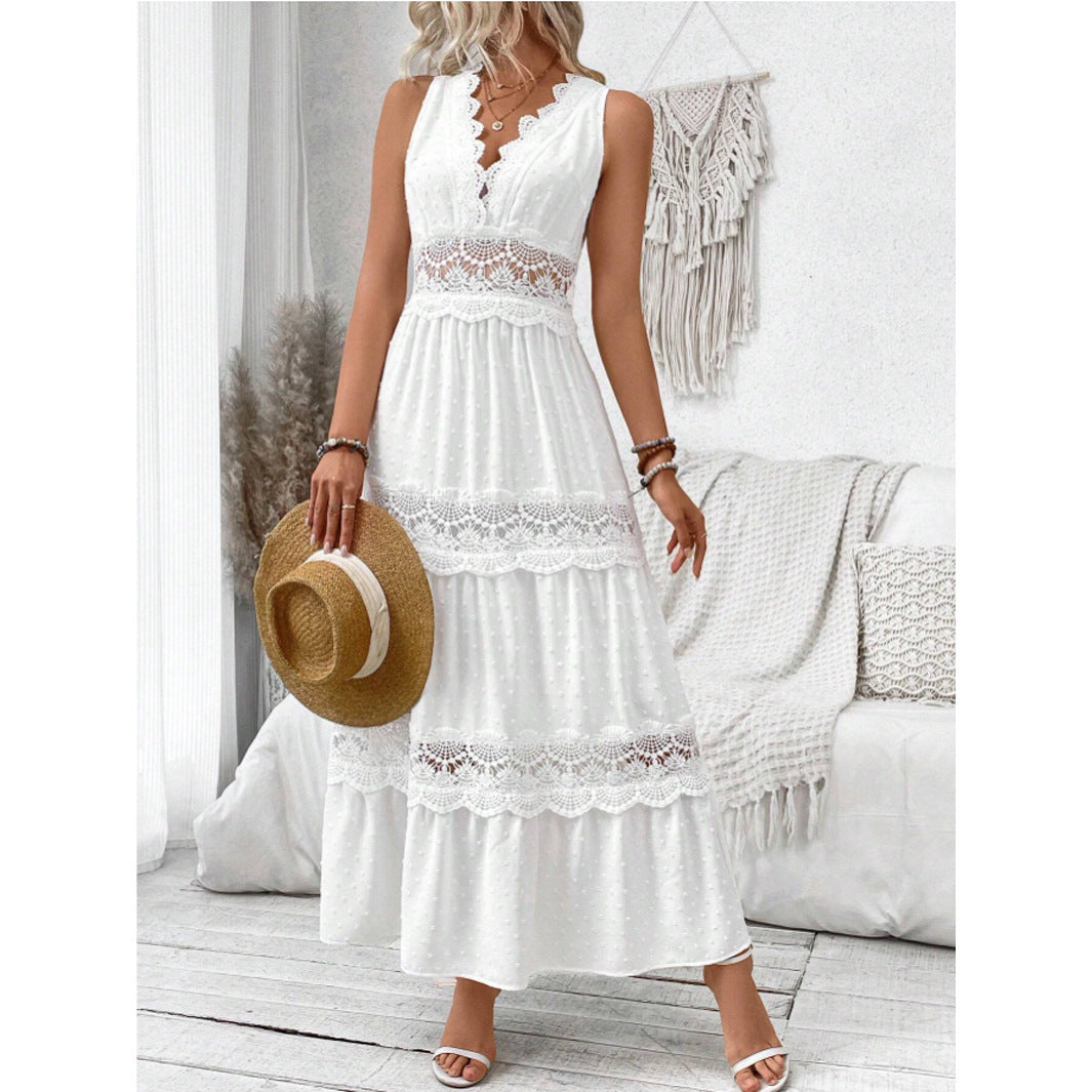 Robe Dentelle Élégante – Féminité Délicate au Décolleté Plongeant ORIS WEAR