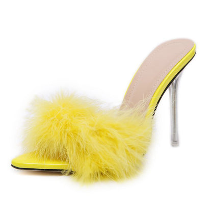 Sandales Talons Fourrure Femme ORIS WEAR