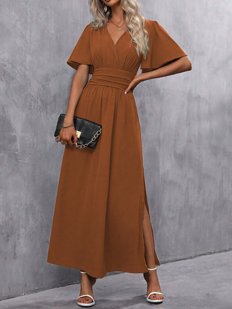 Robe Fendue Élégante et Tendance Pour Femme ORIS WEAR