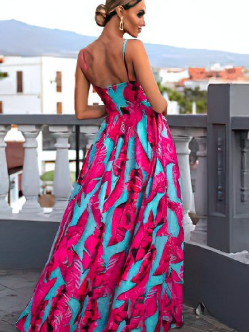 Robe Nana Chic Imprimée  En col  V ORIS WEAR