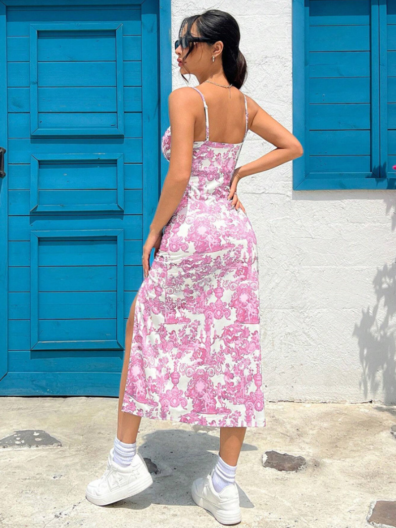 Robe Imprimée à Longue Droite ORIS WEAR