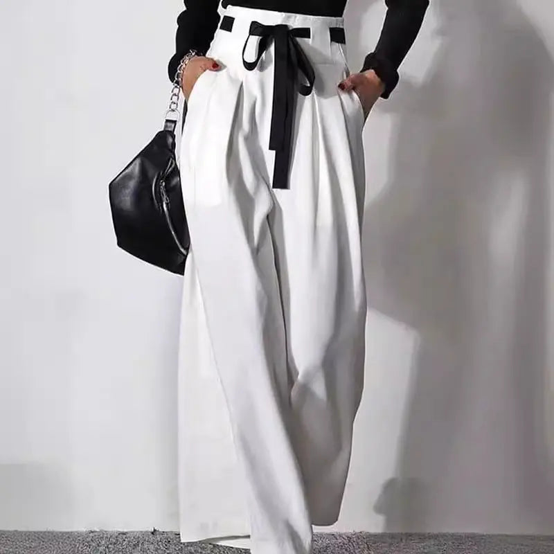 Pantalon Large Taille Haute à Plis ORIS WEAR