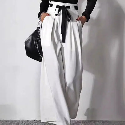 Pantalon Large Taille Haute à Plis ORIS WEAR